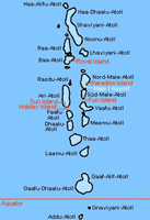 Malediven Karte