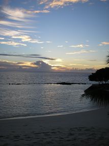 Sonnenuntergang auf Baros